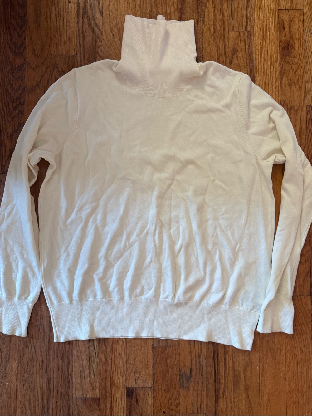 H&M Cream Turtleneck Sweater